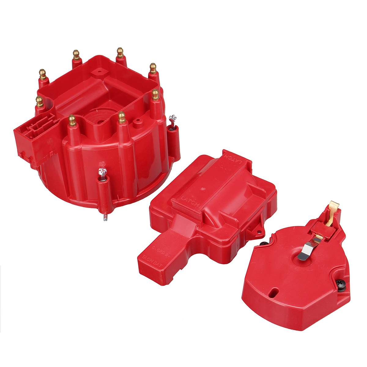 Chevy HEI Red Distributor Large Cap Rot