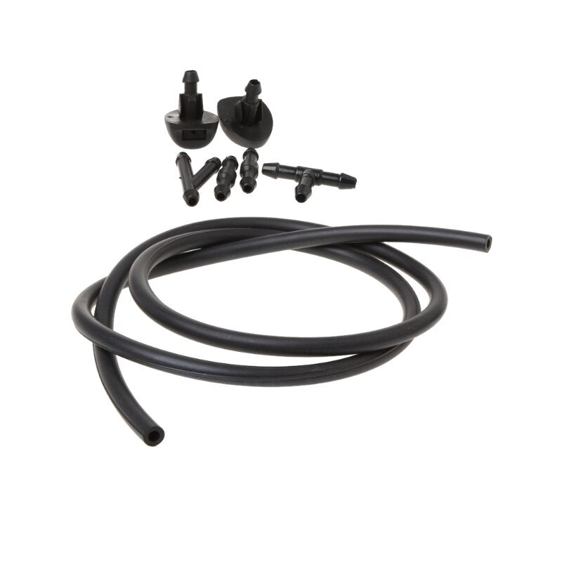2 Pcs Windscreen Car Water Wiper Nozzle Mist Washer Spray Jet AP For Peugeot 307
