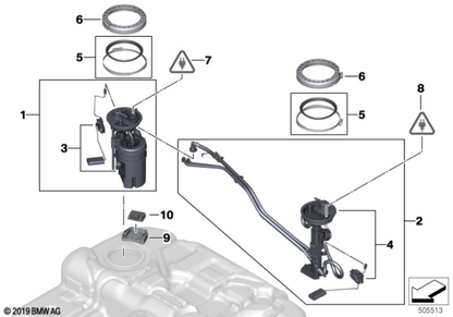 16137333588 For BMW X1 X2 X3 X4 X5 X6  Fuel Temperature Sensor