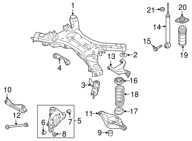 43018-1AA0A 43019-1AA0A D3018-1AA0A  D3019-1AA0A  new genuine 2015-2022 Nissan Murano Fwd Housing-Rear Axle 430181Aa0a