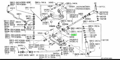 54080-01G10 5408001G10 Nissan D22 ARM TORQUE FRONT SUSPENSION