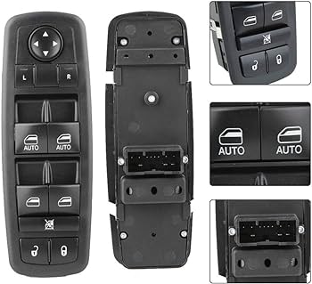 68030823AE Power Window Switch for 2011-2013 Grand Cherokee 2011-2013 Dodge Durango Replaces 68030823AB 68030823AC 68030823AD 68030823AE
