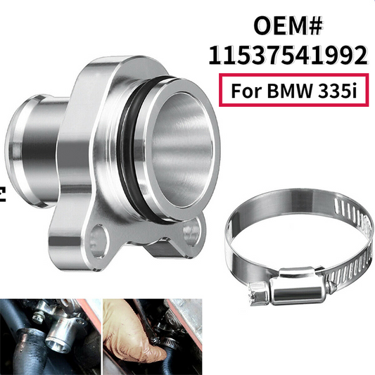Pour BMW 335i N54 330i raccord de tuyau d'eau remplacement pièces de voiture de course en aluminium remplacement 11537541992 11537544638