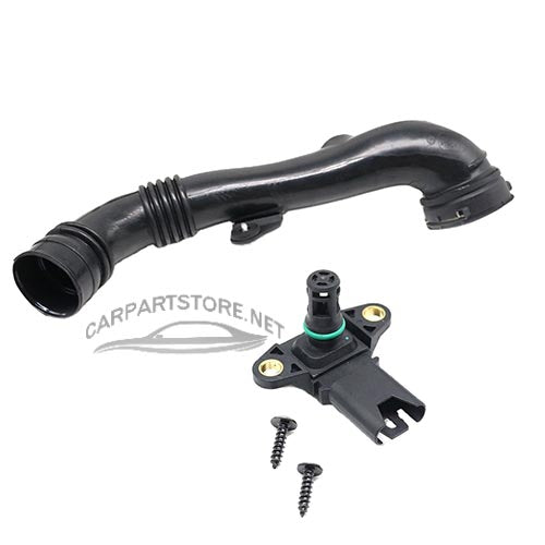 13717599294 13717615026 For BMW E82 335i E90 Air Intake Hose Intercooler Duct Throttle Housing Sensor