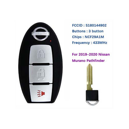 285E3-9UF1B 9UF1A S180144902 Smart Car Key Fob 433MHz 4A Chip For Nissan Murano Pathfinder KR5TXN7 Remote Control