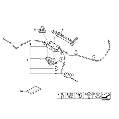 34436850289 For BMW X5 E70 X6 E71 E72 Electronic Parking Control Unit Electronic Hand Brake Module Controller