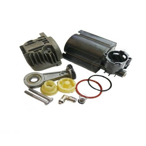 Culasse de compresseur d'air à Suspension pneumatique avec Kits de réparation de segments de Piston pour VW Touareg X5 E53 A6 Q7 L322 4L0698007A 
