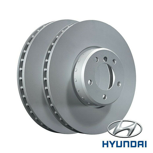 517122B700 NEW GENUINE HYUNDAI SANTA FE 2006 FRONT BRAKE DISC PAIR SET