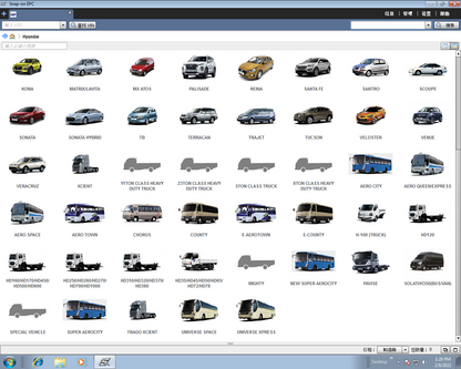 HYUNDAI GLOBAL Snap On EPC 5 Spare Parts Catalog 2020-2022