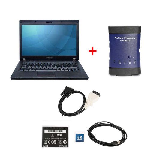 Outil de diagnostic du scanner V2021.10 GM MDI GM et ordinateur portable Lenovo E49AL prêt à l'emploi