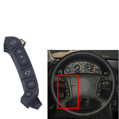 6903396 Left Steering Wheel Radio Audio Volume Controls Switch Multifunction Button Switch for X5 BMW E38 E39 E83 530i 540i