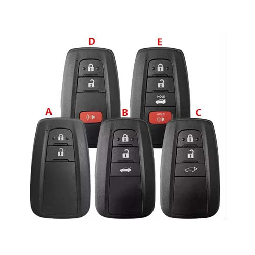 8990H-02040 8990H-02050 pour Toyota Corolla 2019-2021 porte-clés à distance intelligent 433 MHz 4A puce B2U2K2R carte ID: 2000