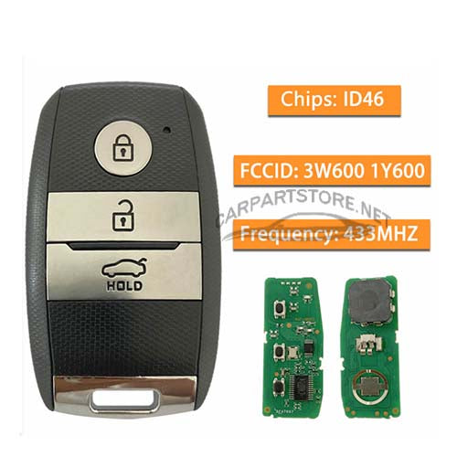 95440-3W600 954403W600 Kia k5 Sportage Smart Key 3Buttons 433MHz SV1-XMFGEO3