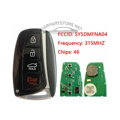 95440-4Z200 954404Z200 Hyundai Santa Fe 2013+ Clé intelligente GENESIS, SY5DMFNA04 4 boutons 315 MHz 