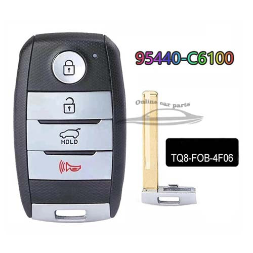 95440-C6100 95440C6100 Clé à distance intelligente KIA Sorento 2019 4 boutons 433 MHz ID47