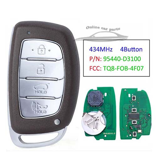 95440-D3100 95440D3100 Hyundai Tucson 2016 Smart Key Remote 433MHz