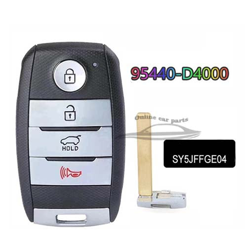 95440-D4000 95440-D5000 95440D4000 95440D5000 Kia Optima Smart Remote Key 4 Button 434MHz