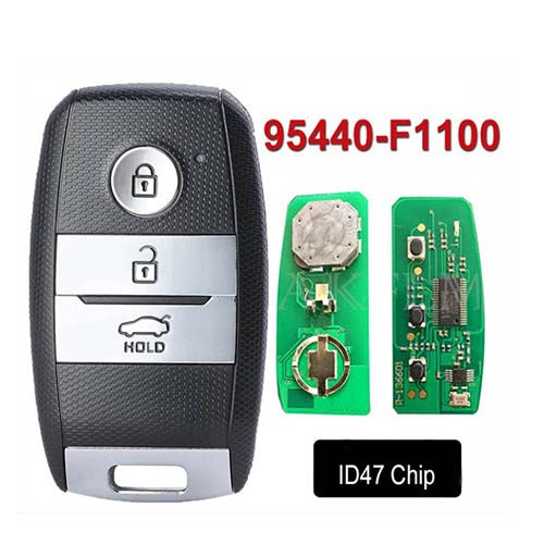 95440-F1100 95440F1100 KIA Sportage 2019 Smart Remote Key 3 Buttons 433MHz ID47