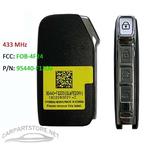 95440-F1200  95440F1200 Kia Sportage 2019 Remote Key 4 Button 433MHz NCF 29A1X HITAG3