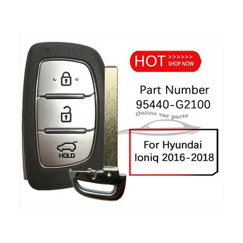 95440-G2100 95440G2100 Clé à distance intelligente Hyundai Ioniq 3 boutons 433 MHz 47 puces