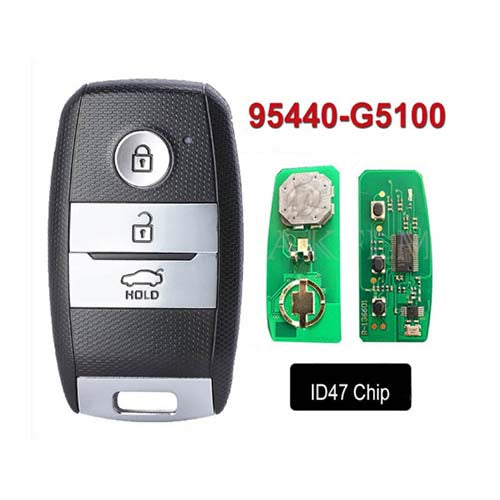 95440-G5100 95440-G5100 KIA Niro Smart Remote Key 3 Buttons 433MHz ID47
