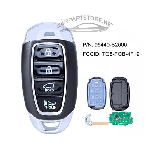 95440-S2000 95440S2000 Hyundai Santa Fe Smart Key 4Buttons 433MHz