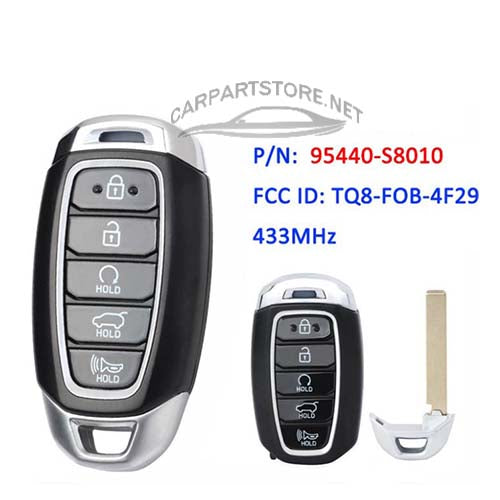 95440-S8010 95440S8010 Hyundai Palisade Smart Key 5Buttons 433MHz