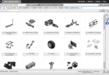 CNH NGPC Case Construction Asia Pacific EPC 2021 Parts Catalog