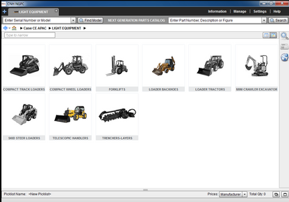 CNH NGPC Case Construction Asia Pacific EPC 2021 Parts Catalog