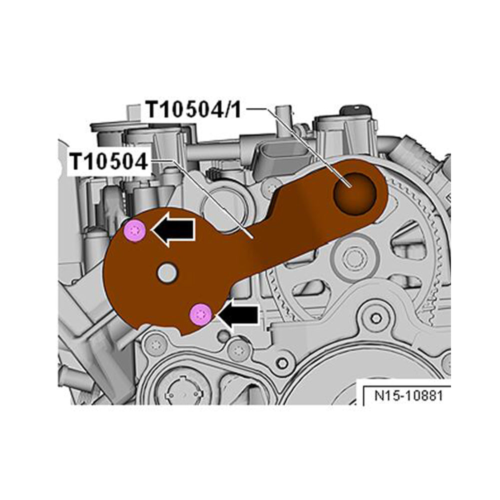 CT10504 T10340 amshaft Locking Tool Kit For VW Audi Golf 1.2 1.4 TFSI EA211 Engine Timing Tool