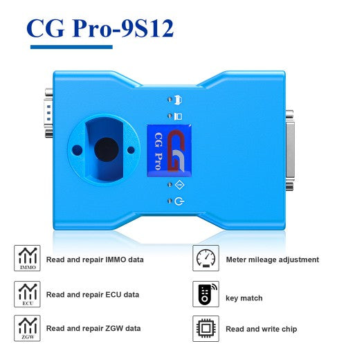 [Covers BMW Instrument Cluster from 2016] CG Pro 9s12 Full Version Multi-Function Programmer V2.2.5.0