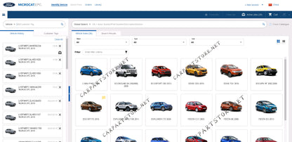 Ford Microcat Asia Pacific & Africa 2022 Parts Catalog and online epc