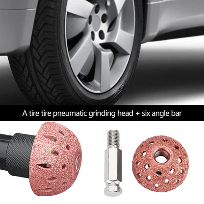 38mm tungsten steel material hemispherical pneumatic grinding head grinding wound / tire tire repair tools