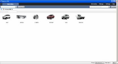 ISUZU Worldwide Snap-on EPC 2021 Parts Catalog