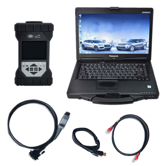 Interface JLR DoiP VCI SDD Pathfinder plus ordinateur portable Panasonic CF53 pour Jaguar Land Rover de 2005 à 2021
