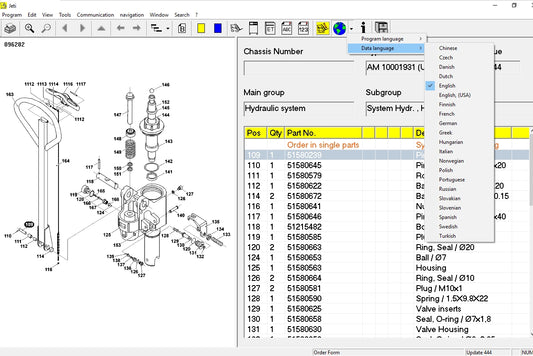 JUNGHEINRICH JETI ForkLif Updated 444 2021 Spare Parts Catalog Full  Instruction