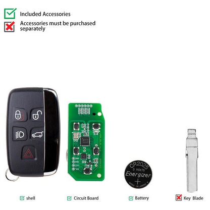 Lonsdor Smart Key for 2015 to 2018 Jaguar Land Rover 315MHz 433MHz Works with K518ISE K518S