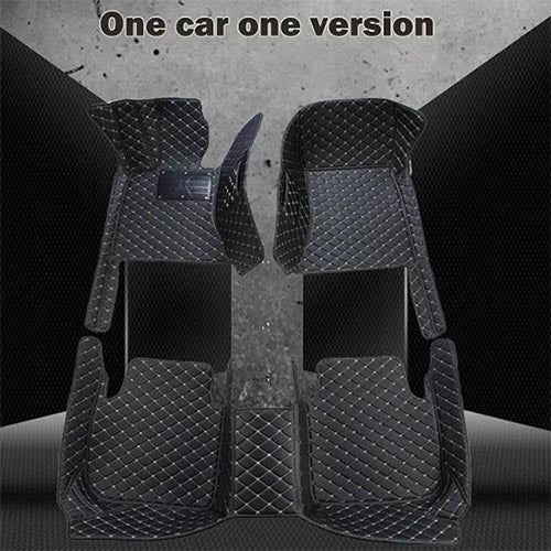 3D Car Floor Mats Material Leather Custom Accessories For Peugeot