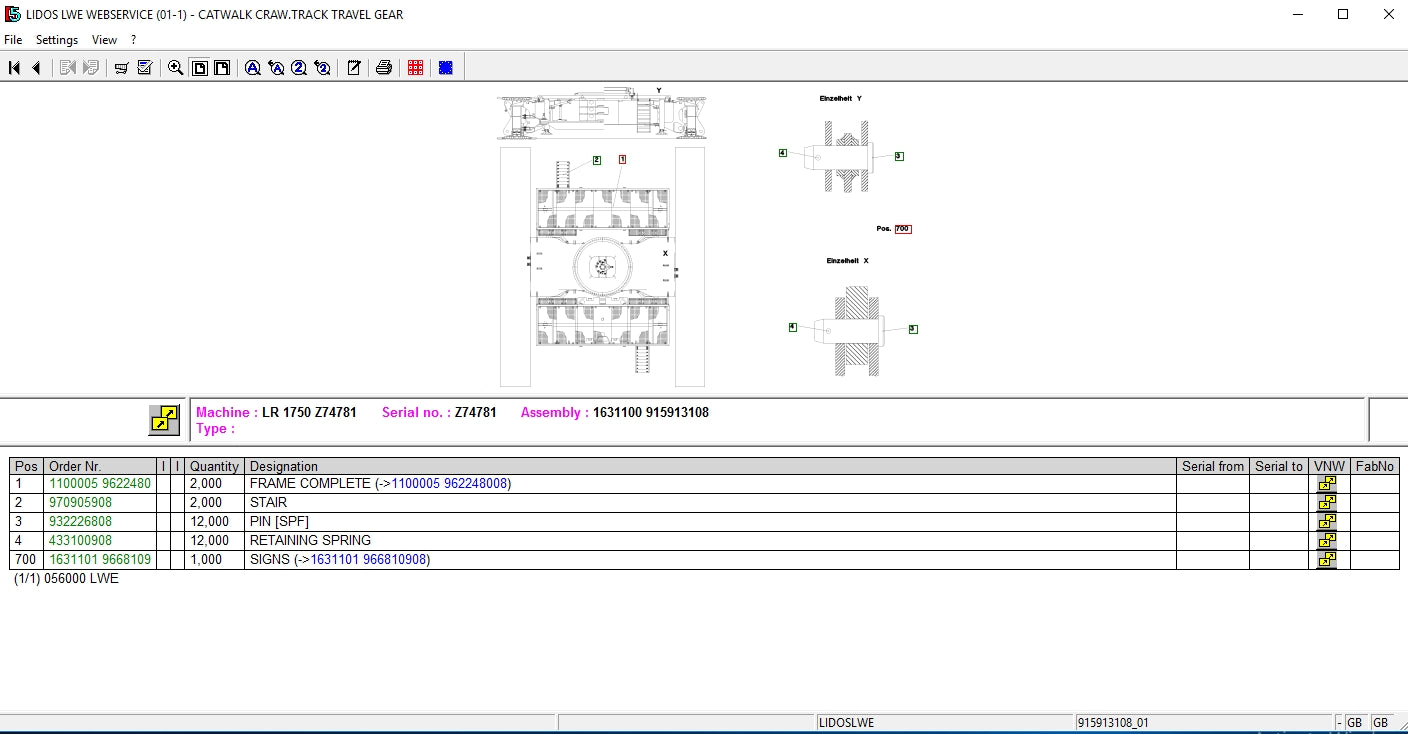 Liebherr Lidos Online Updated 01.2022 COT LBH LFR LHB LWE LWT EPC  Service Document DVD