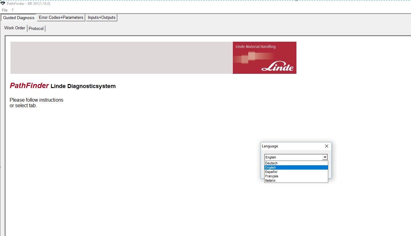 Linde Pathfinder 3.6.2.11v [1.2020] Linde Diagnostic system