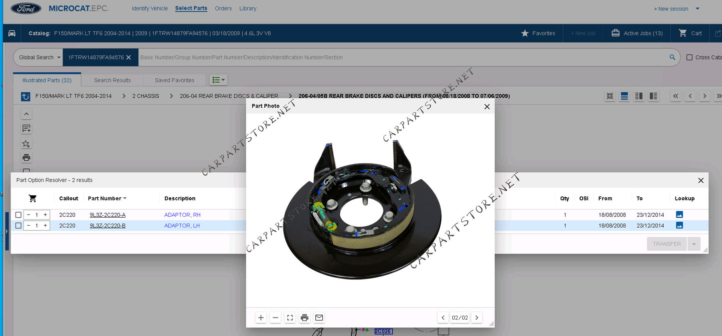 Microcat Ford North America 2022 Parts Catalog and online Parts Catalog epc 2024