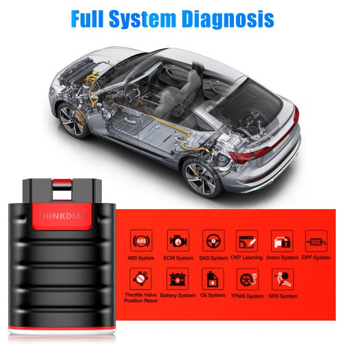2022 THINKCAR Thinkdiag Full System OBD2 Car Diagnostic Scan Tool With All Car Brands Activation License