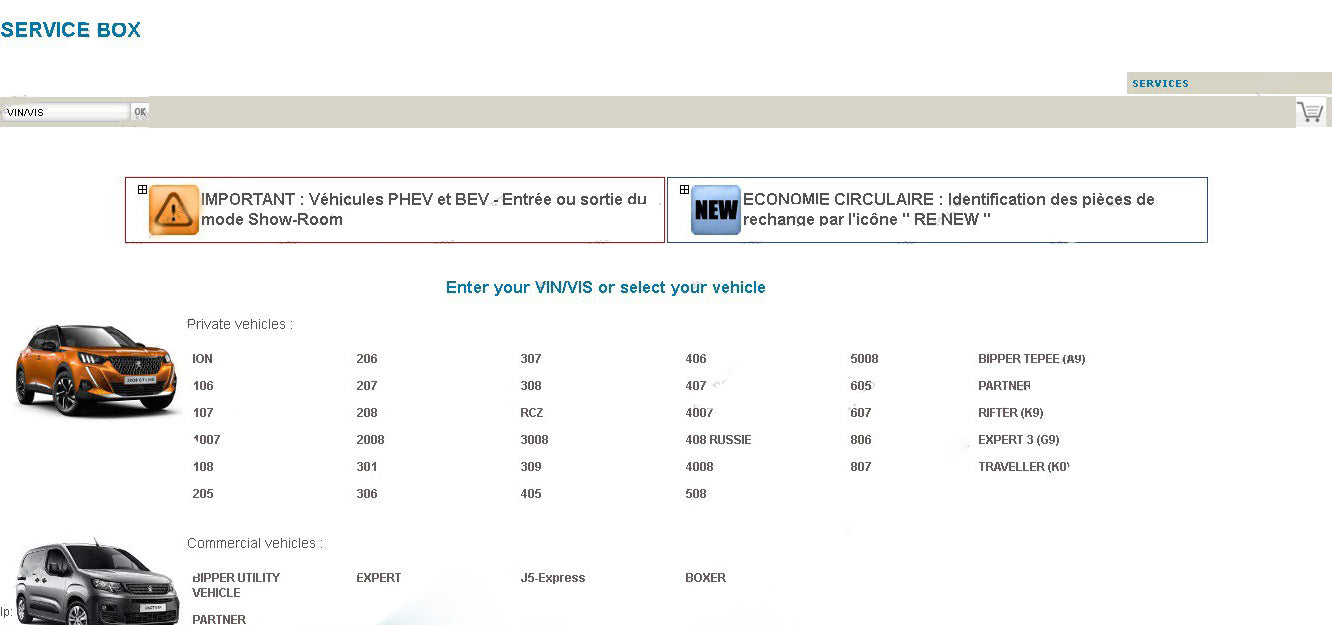 Peugeot Service Box 2024 Online Dealer Parts Catalog – Online Car Parts