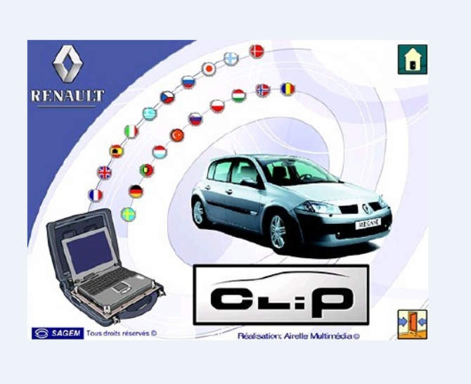 Renault CAN Clip 2022  Renault Diagnostic Tool