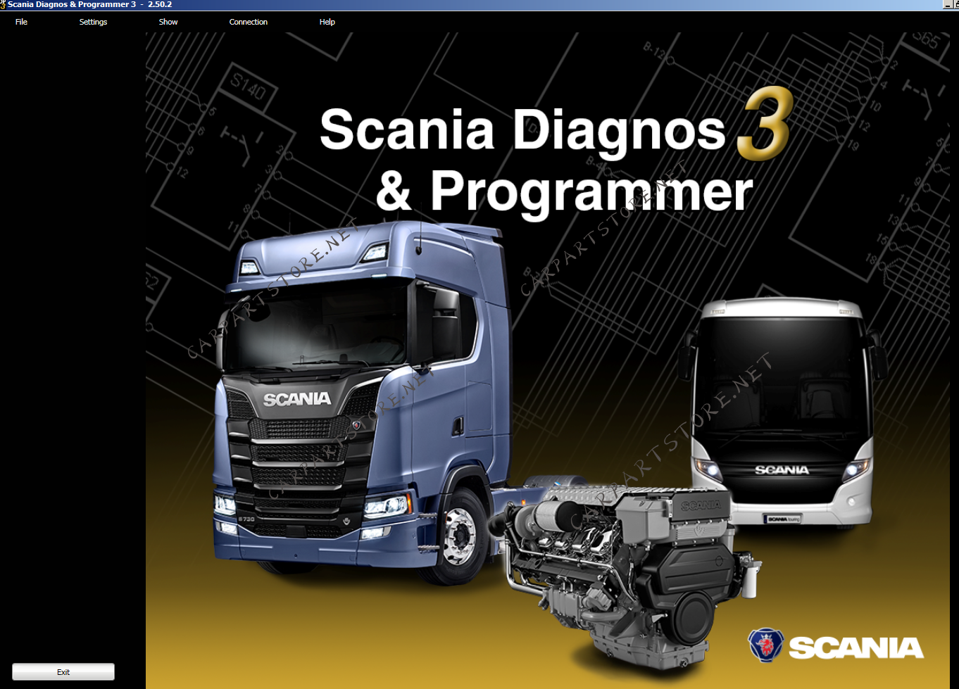 2022 V2.50.2 Scania VCI-3 VCI3 SDP3 Scanner Wifi Wireless Diagnostic Tool Supports EURO6