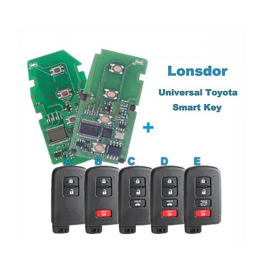 Clé intelligente universelle Lonsdor 8A pour Toyota Lexus pour K518 et KH100