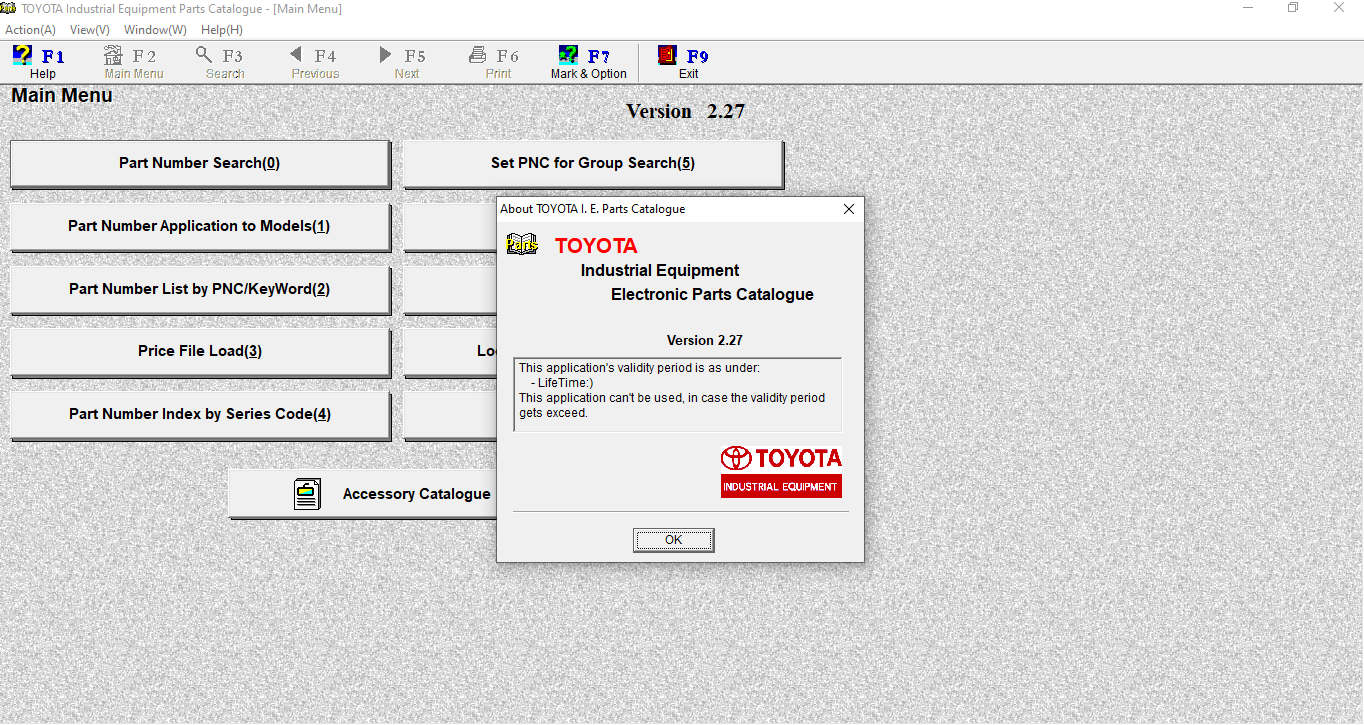 Toyota Industrial Equipment EPC v2.27 2020-2021 Forklift Trucks  Spare parts  catalogue