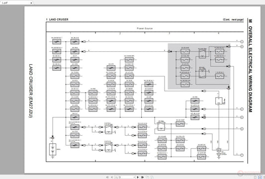 Toyota Land Cruiser GSIC Workshop New Updated Wiring Diagram