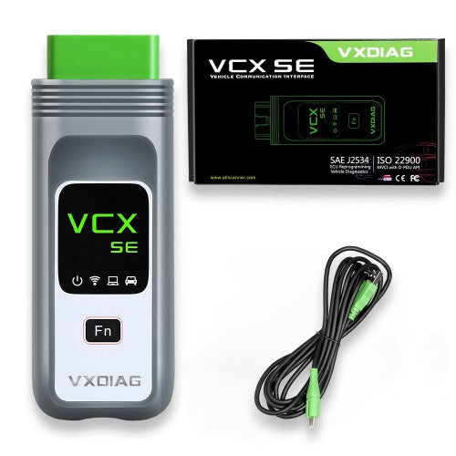 VXDIAG VCX SE Pro Diagnostic Tool with 3 Free Car Software GM Ford Mazda VW Audi Honda Volvo Toyota JLR Subaru
