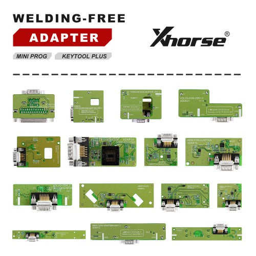 Xhorse VVDI AdaptersCables Solder free Full Set for Xhorse MINI PROG and KEY TOOL PLUS